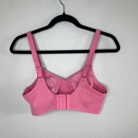 Wacoal Womens Pink Wirefree Bra US 36DD Back Appeal 852303 - Picture 4 of 6